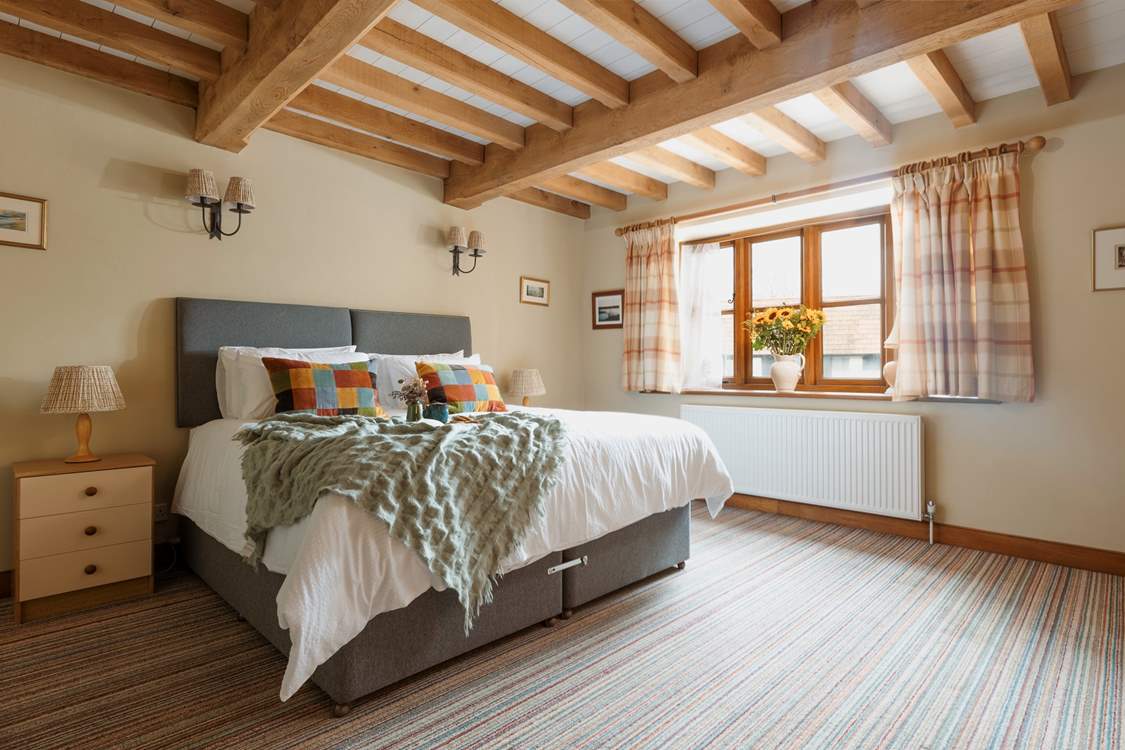 Enjoy a restful sleep in the super-king bed which can also be configured as twin beds.