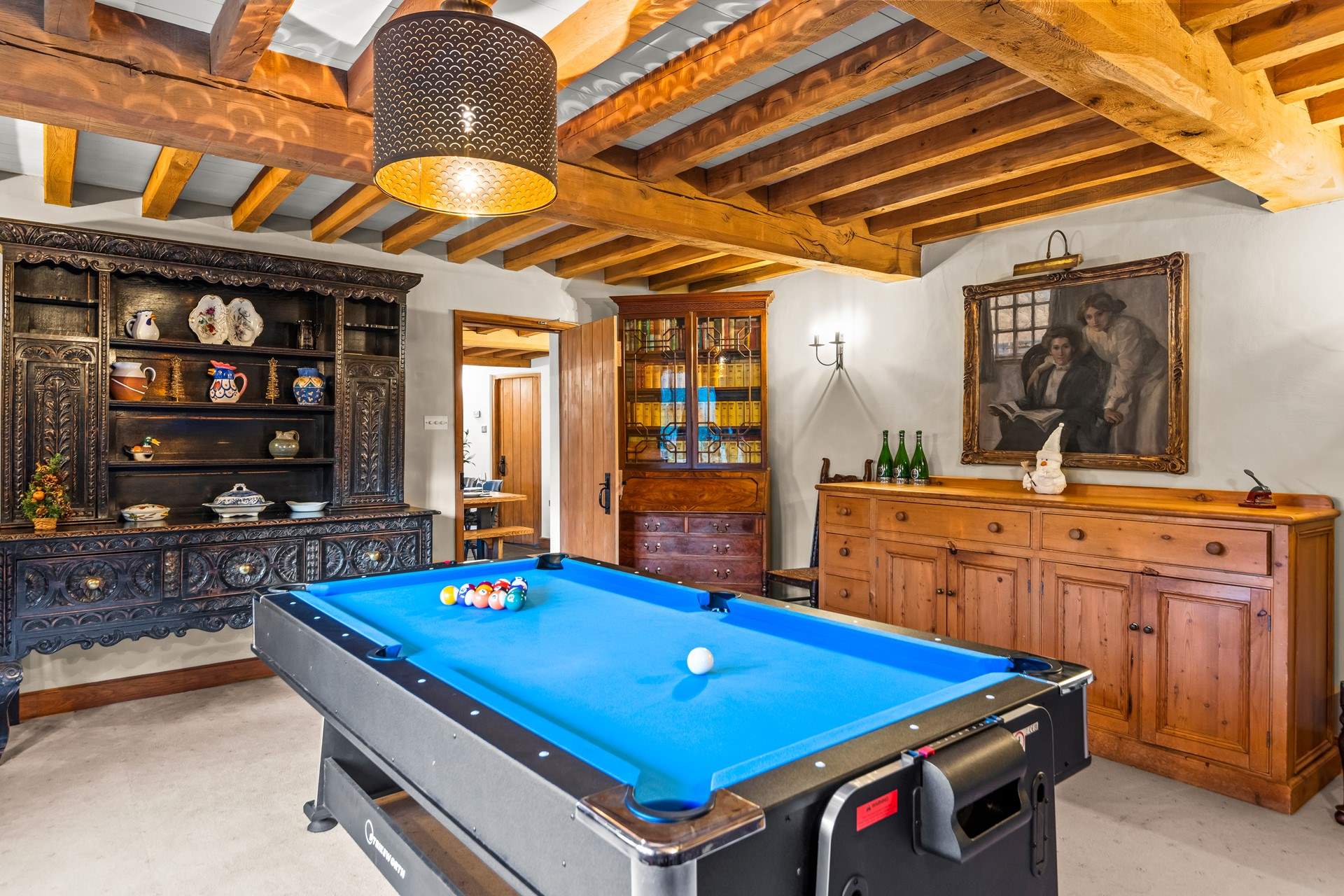 The games room will prove a real hit with all generations. Anyone for a game of pool.