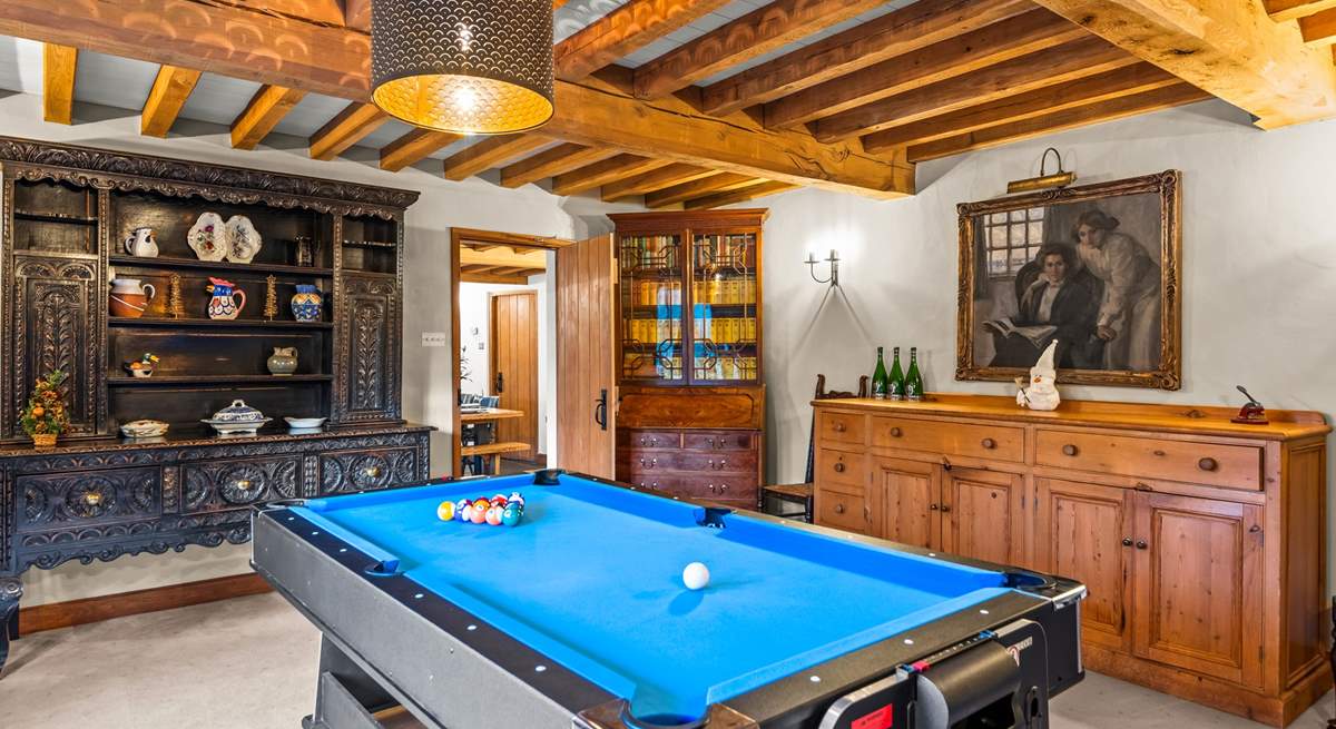 The games room will prove a real hit with all generations. Anyone for a game of pool.