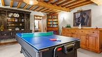 For those more energetic competitors, this table tennis table is perfect.