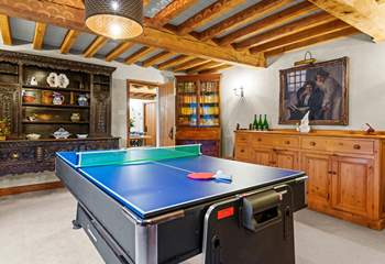 For those more energetic competitors, this table tennis table is perfect.