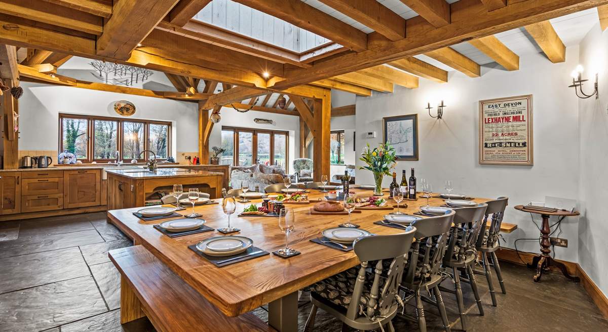 Dine in style at this glorious dining table.