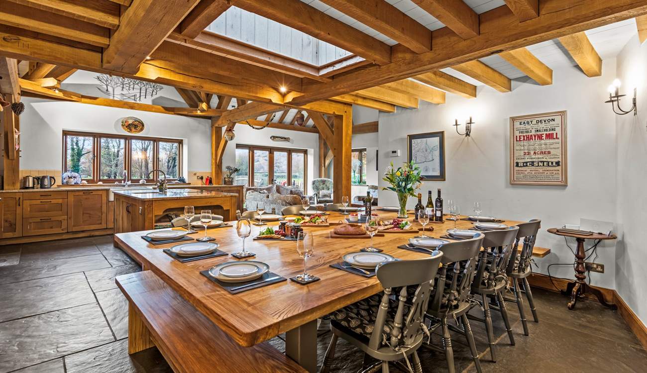 Dine in style at this glorious dining table.