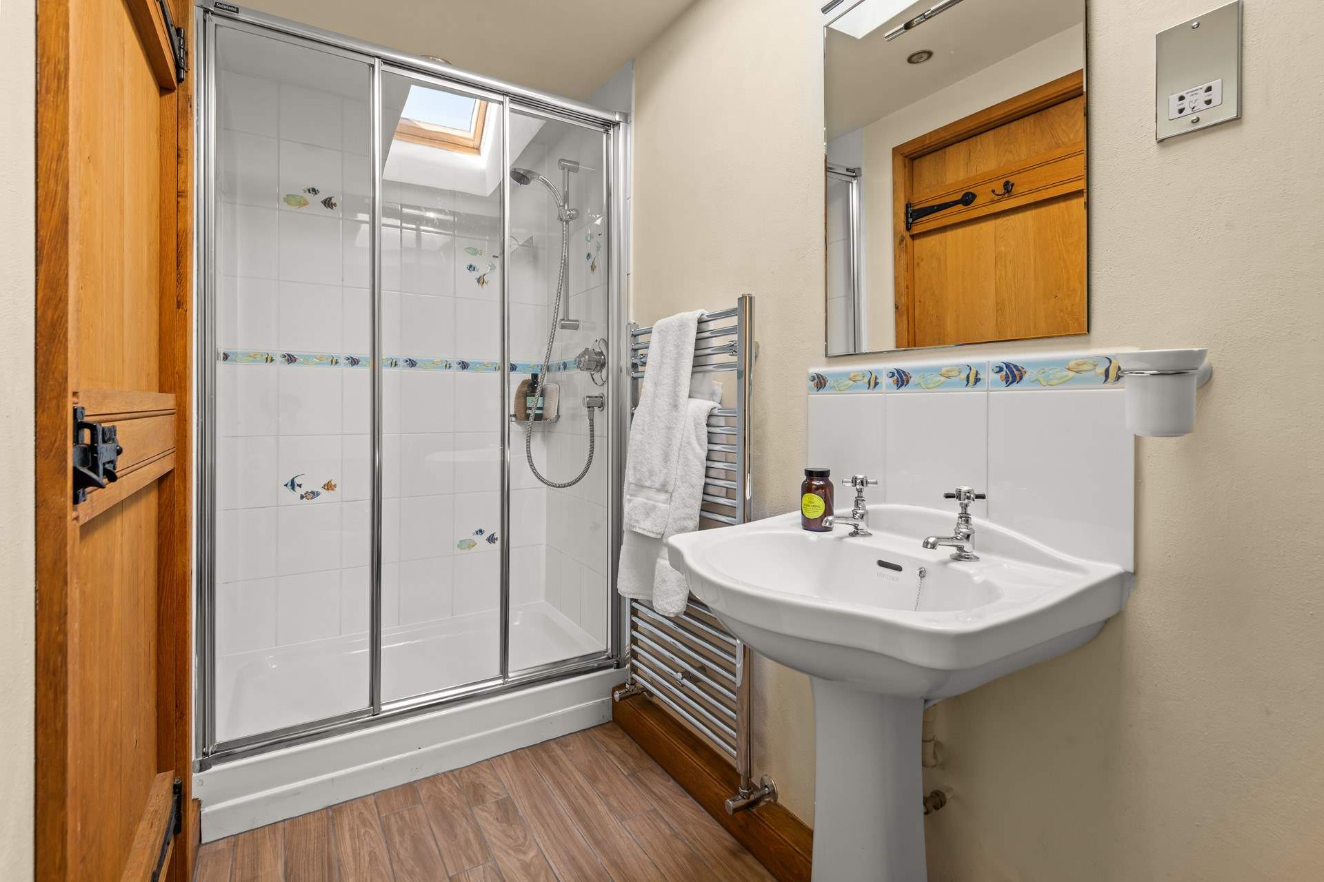 The en suite shower-room to bedroom 5.