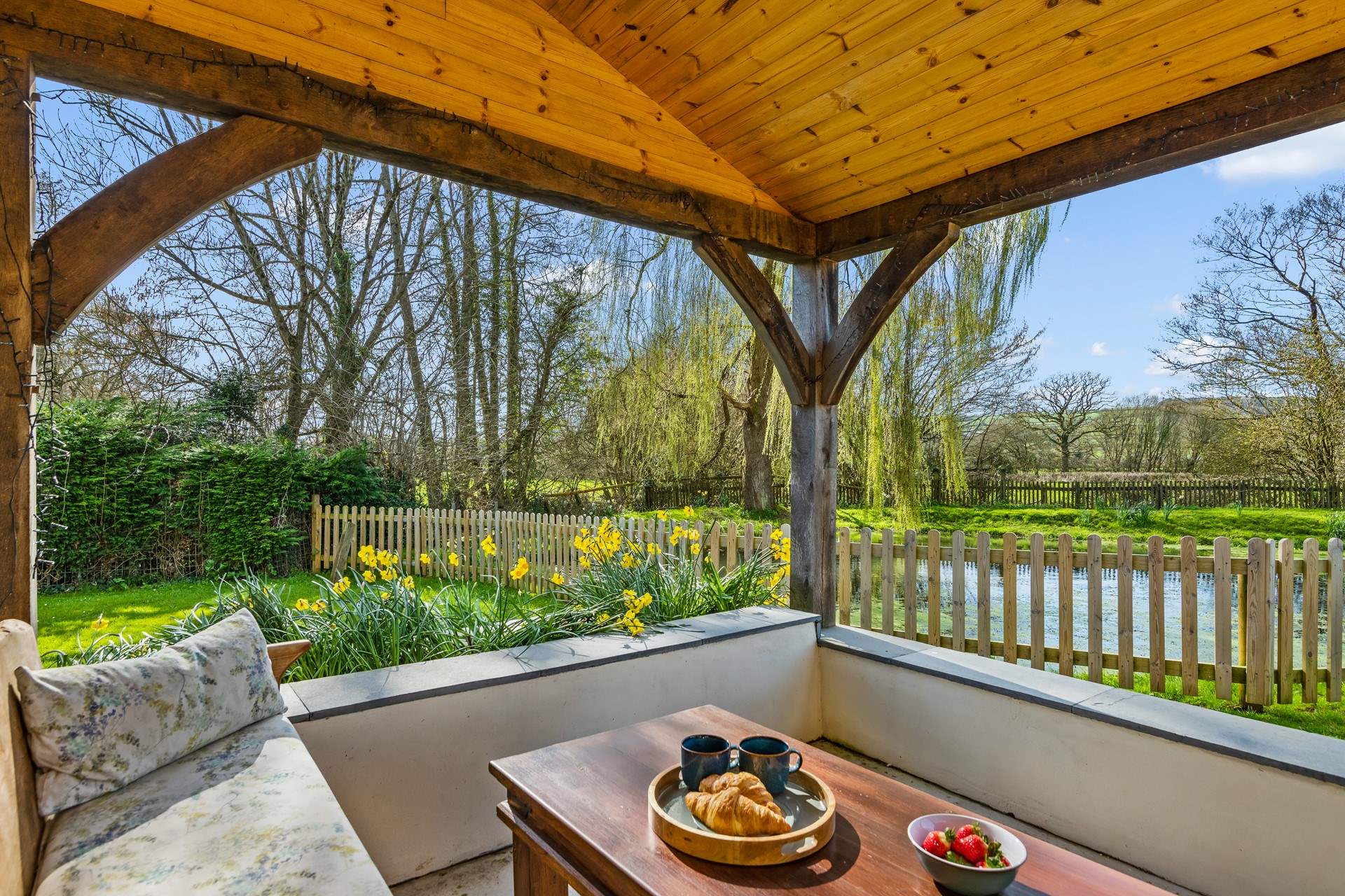 What a beautiful spot to enjoy all weathers from.