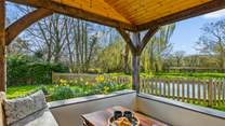 What a beautiful spot to enjoy all weathers from.