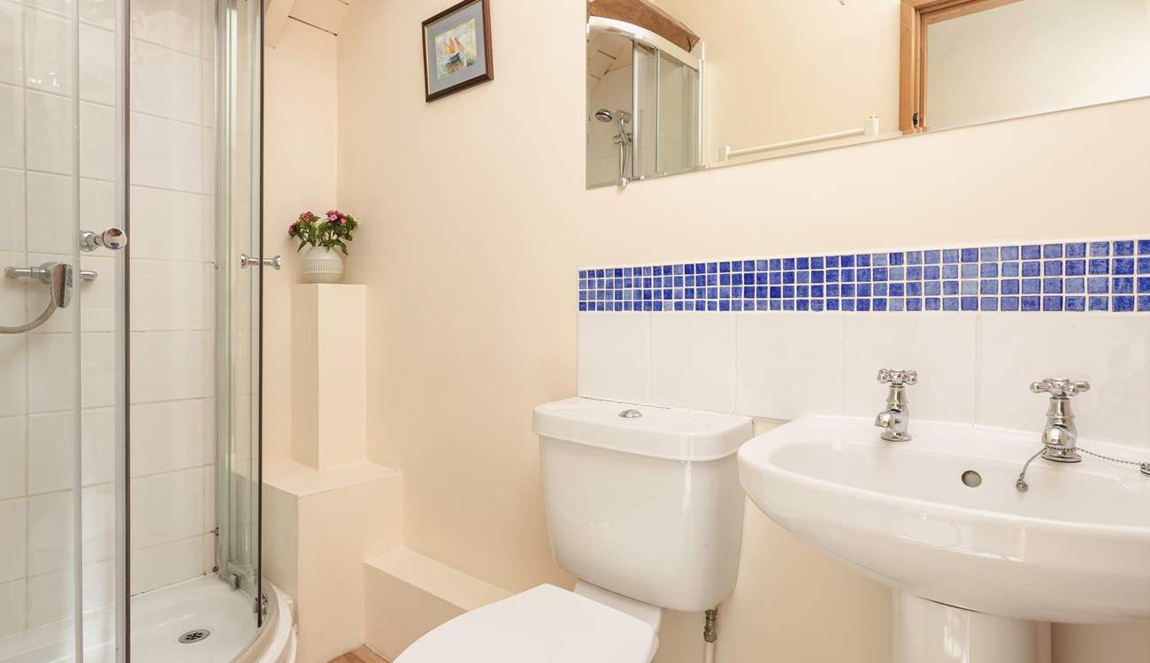 There is also a shower-room at the top of the stairs.