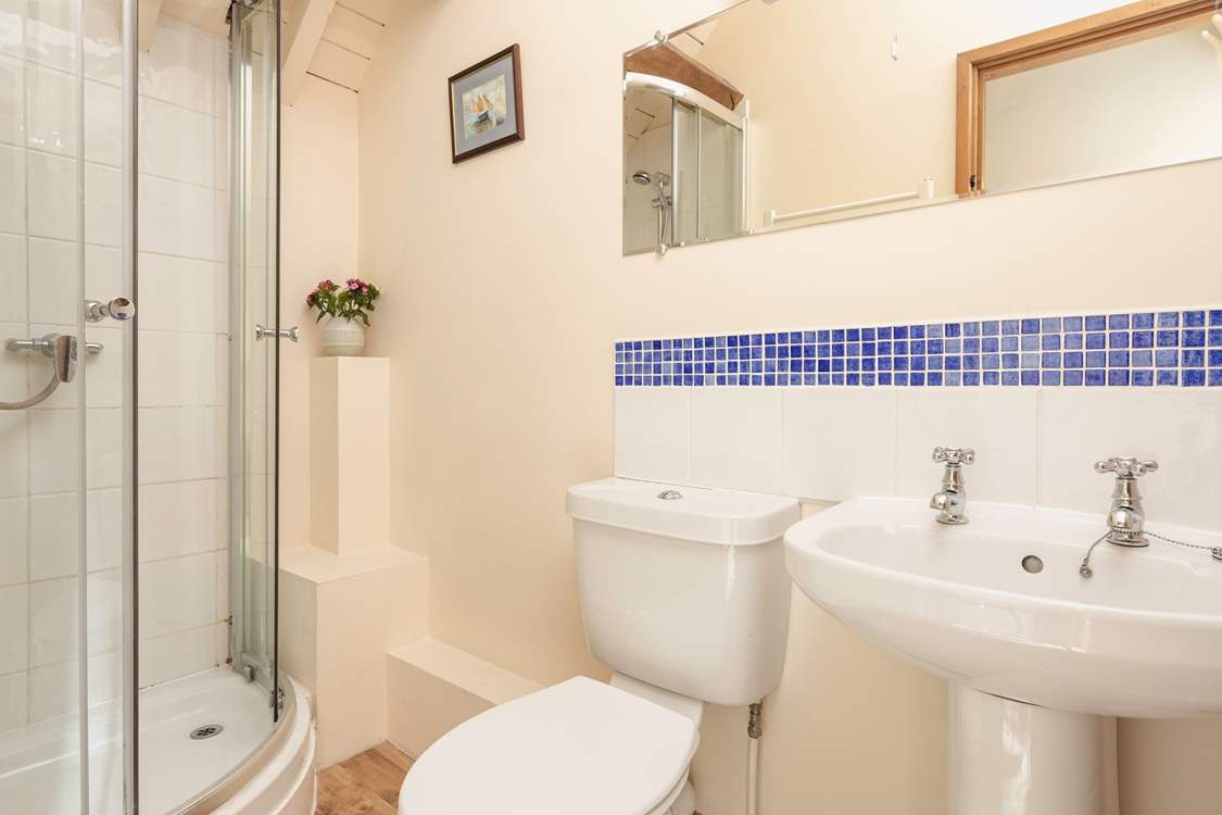 There is also a shower-room at the top of the stairs.