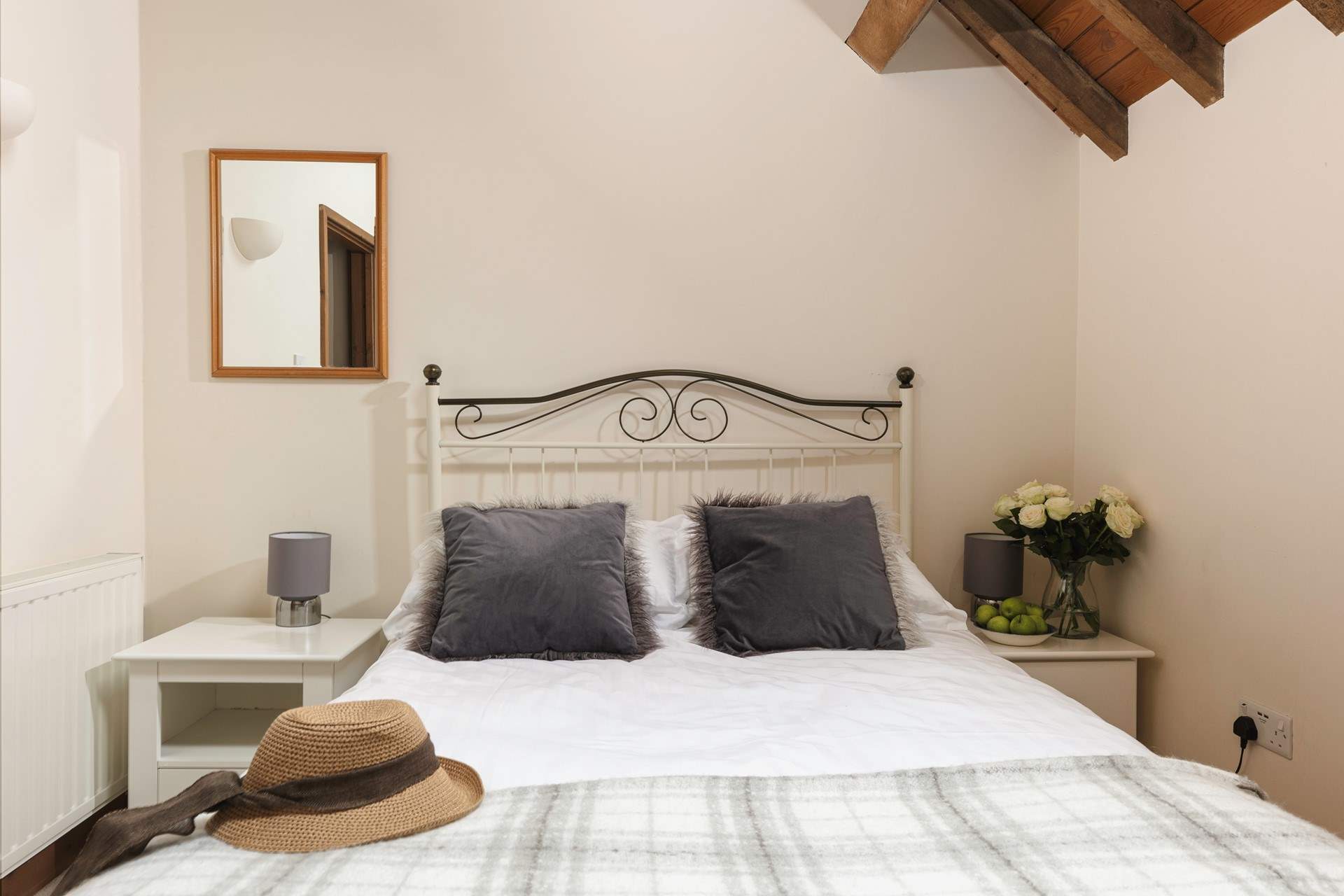 The second bedroom is snug and inviting.