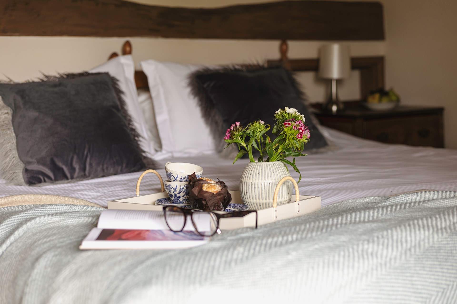 Relax in total comfort with a good read.