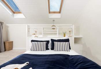  A beautiful bedroom filled with light.