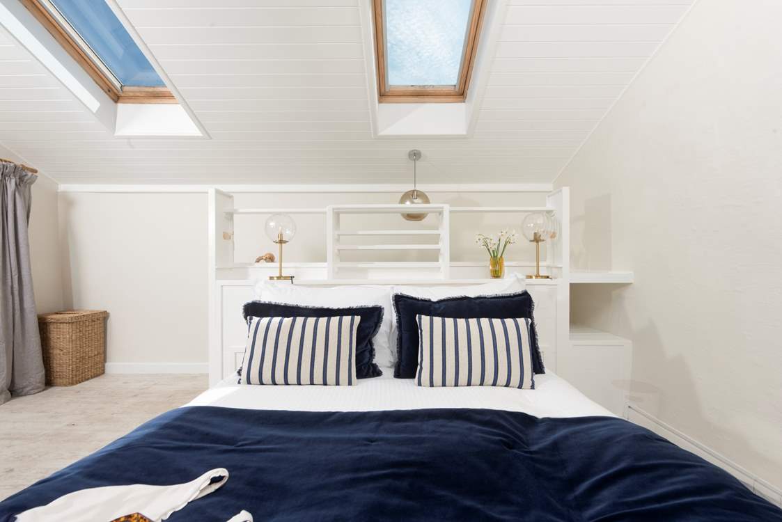 A beautiful bedroom filled with light.