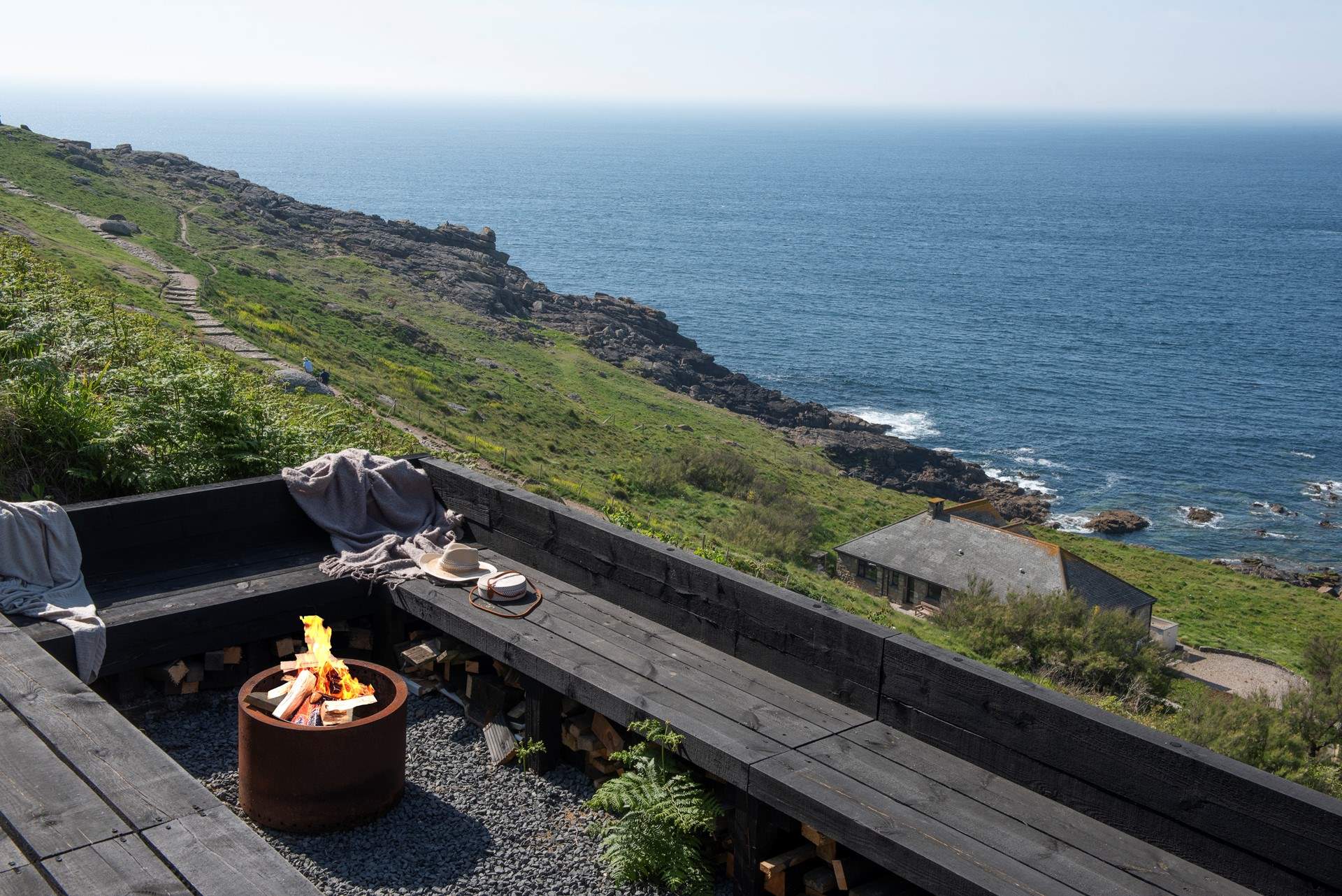 The Atlantic Ocean in full view. Rain or shine, The Lookout is a spectacular place.