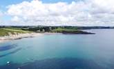 Wander along the coast path to the Hidden Hut and stunning Porthcurnick beach. - Thumbnail Image