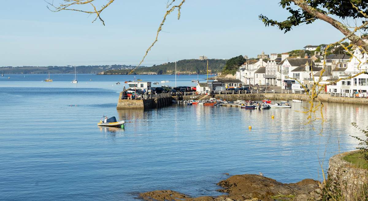 The pretty harbourside of St Mawes where you can catch the passenger ferry to Falmouth.