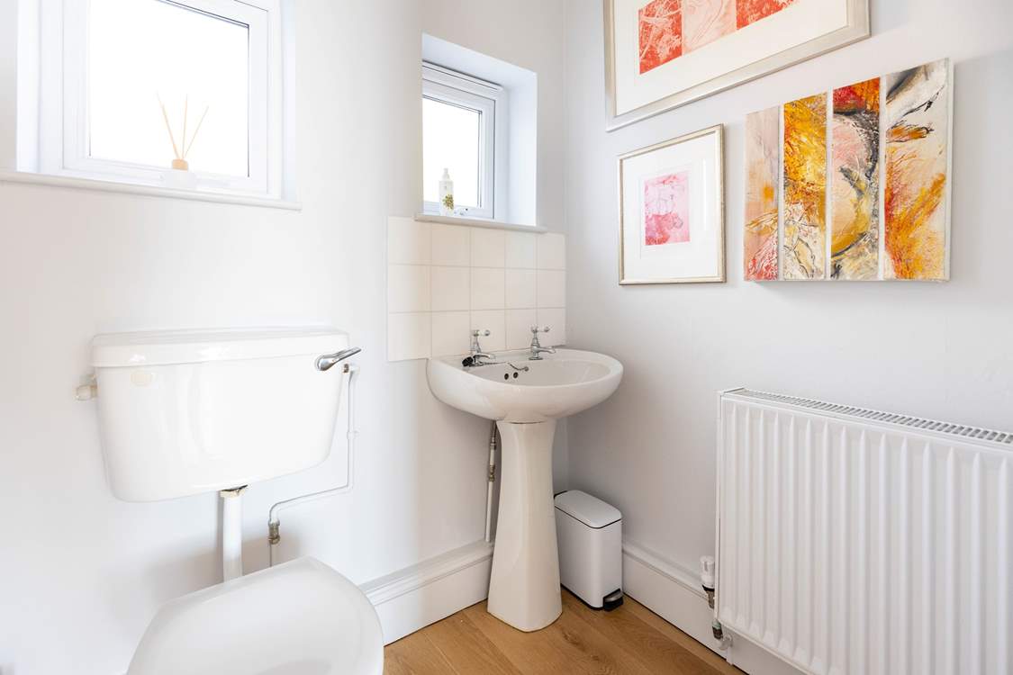 There is also a handy WC on the ground floor.