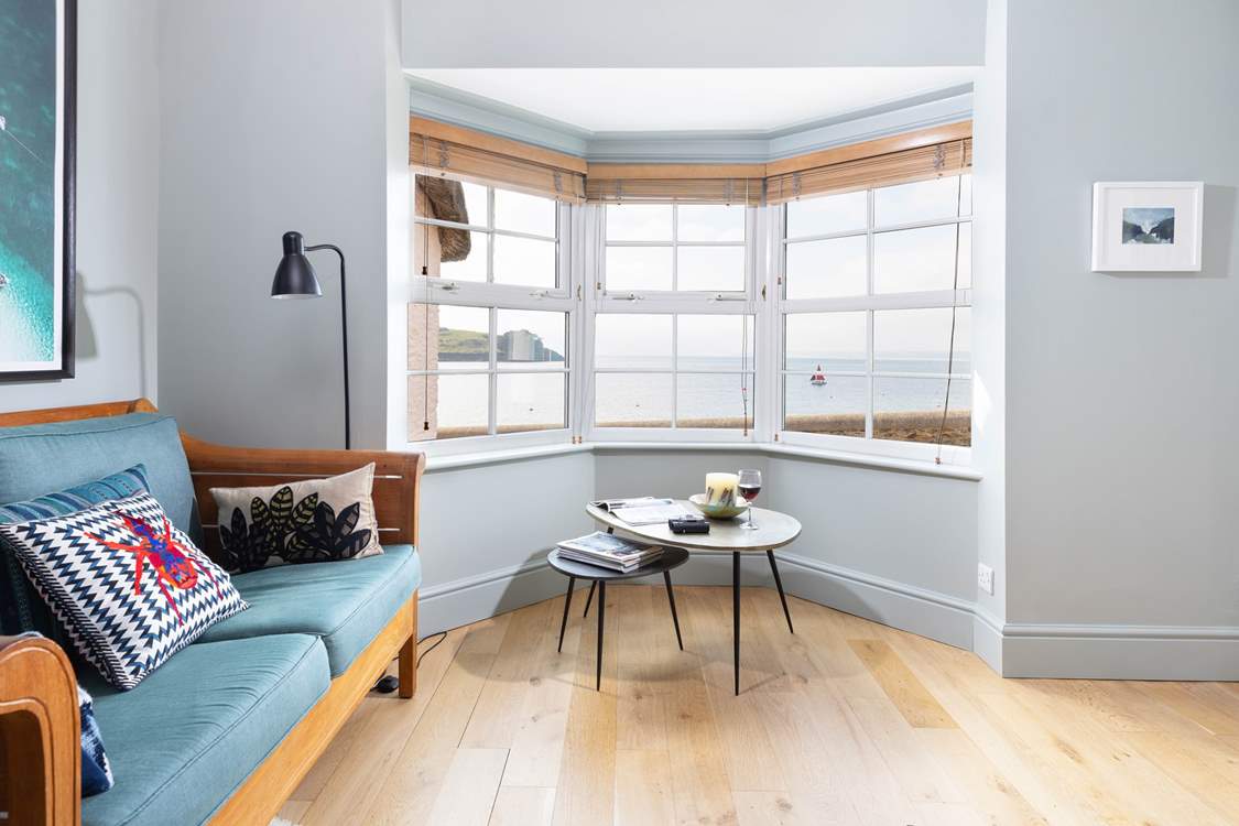 There are gorgeous views from the sitting-room.