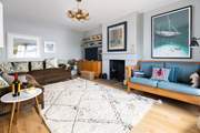 The sitting-room is perfect for cosy evenings in.