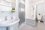 Take a soak in the bath and relax whilst on holiday.