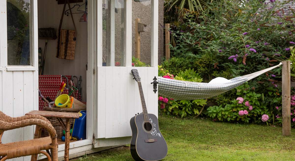 Chill out in the garden. 