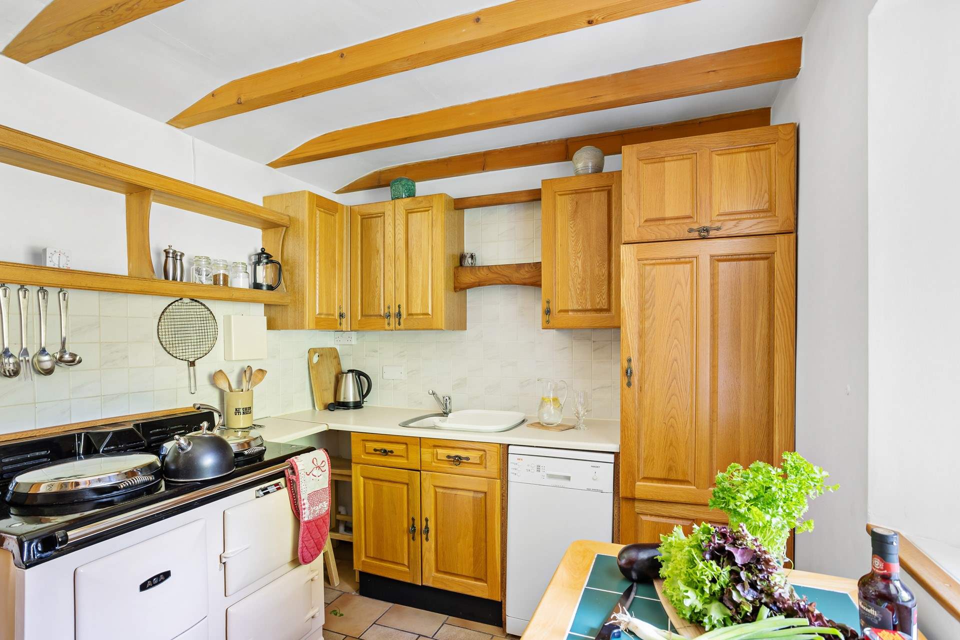 The kitchen is well stocked with everything you will need.