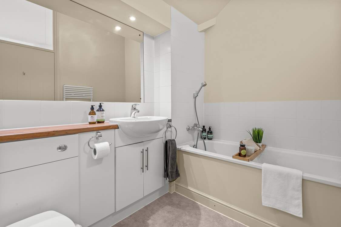 The family bathroom is also super spacious.