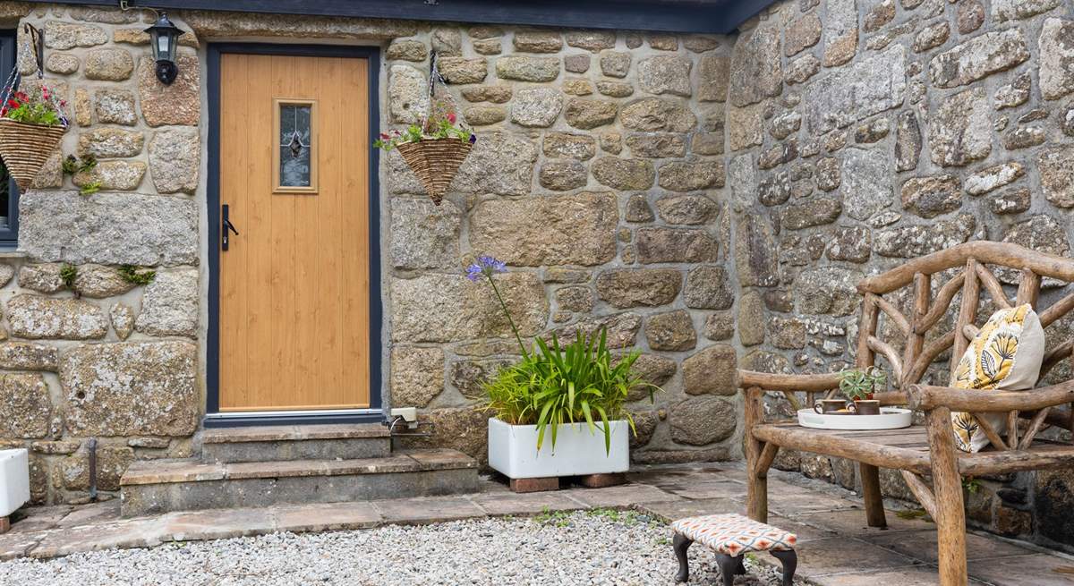 Original stone walls keep this cottage warm in the winter and cool in the summer.