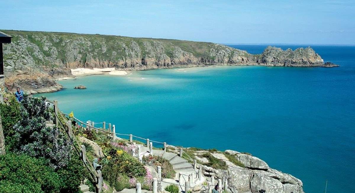 A night of drama under the stars at the Minack Theatre overlooking stunning Porthcurno beach.