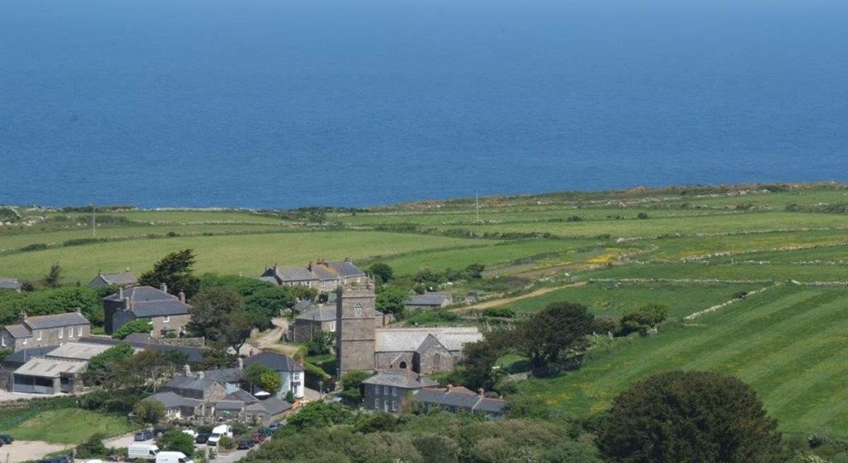 This is the ancient village of Zennor with it's 12th Century church. You can pop into the Tinners Arms and see what's on the menu for lunch.