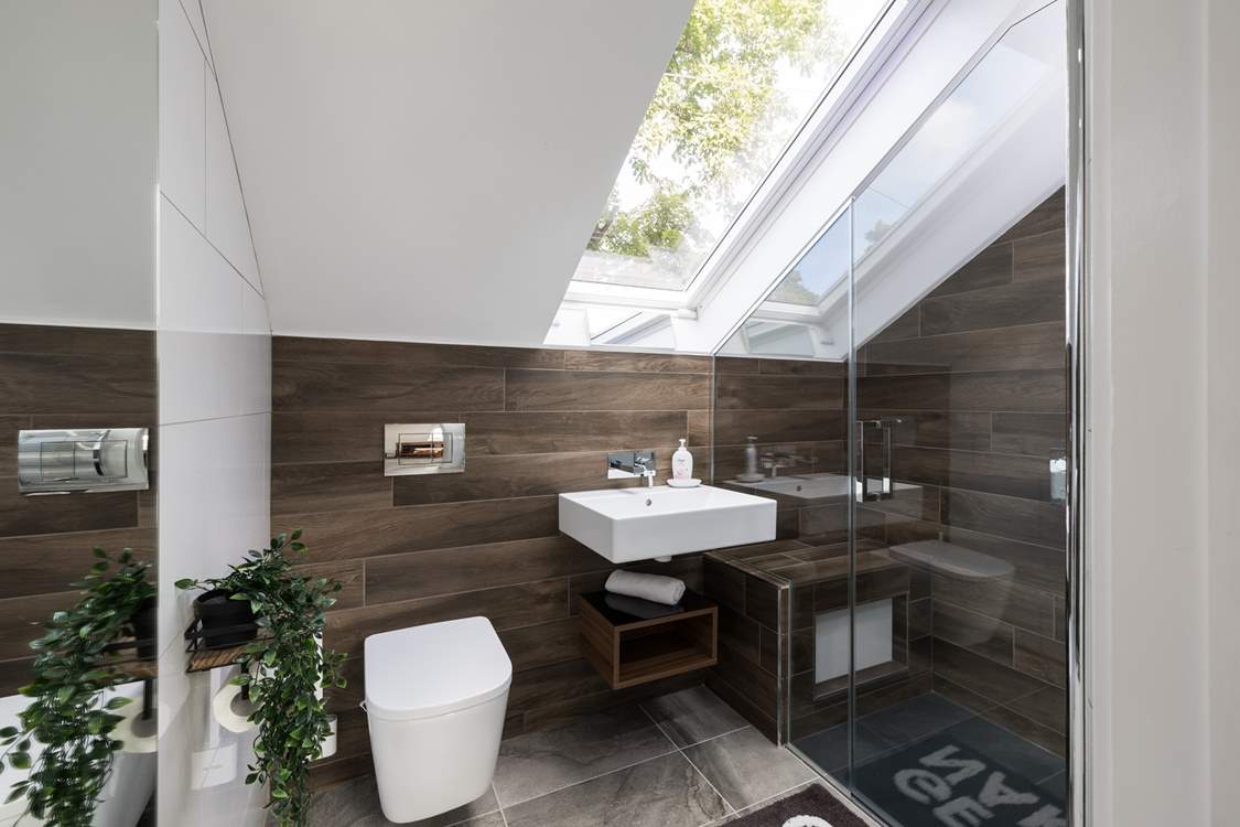 This fantastic size shower is great for everyone to use.