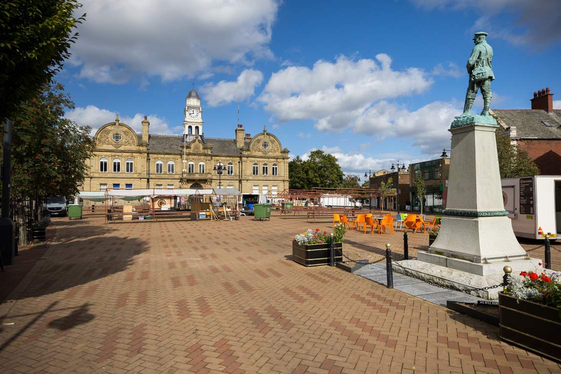 Market day in Ossett.