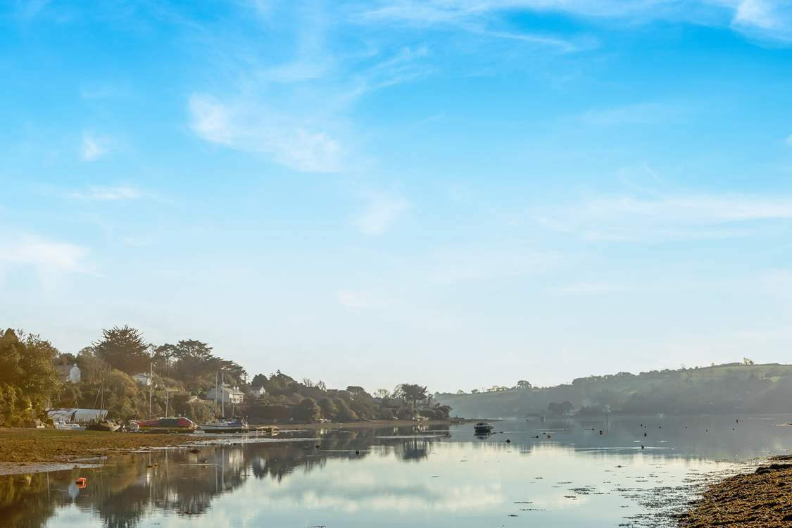 Right on the banks of the creek, such a tranquil spot.