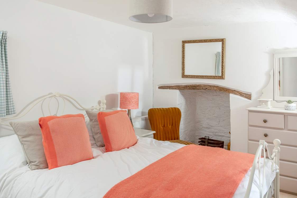 There are beautiful original features in this bedroom (bedroom 2).