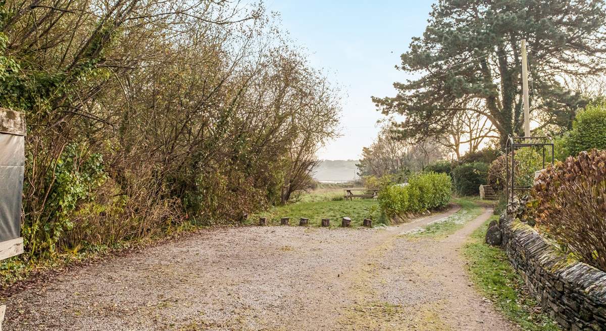 There is parking for two cars at Bridge Cottage. 