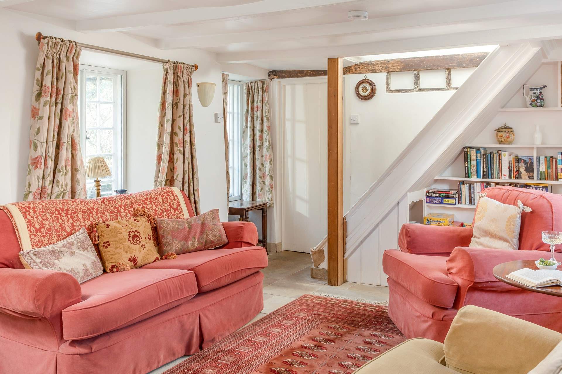 The stairs lead to the bedrooms and family bathrooms, please take care on the stairs. 