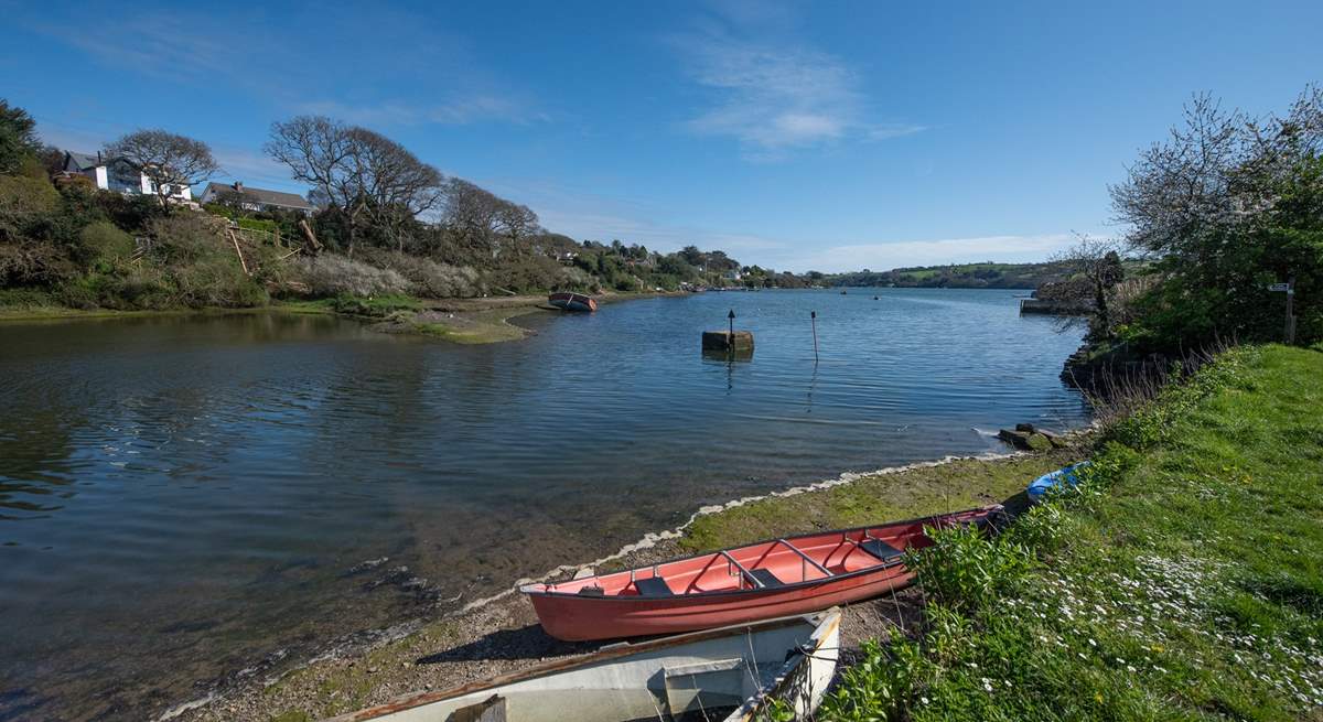 Enjoy walking or cycling along the old tramway right outside your front door and find views like this, or get on your paddleboard and explore the waterways. 