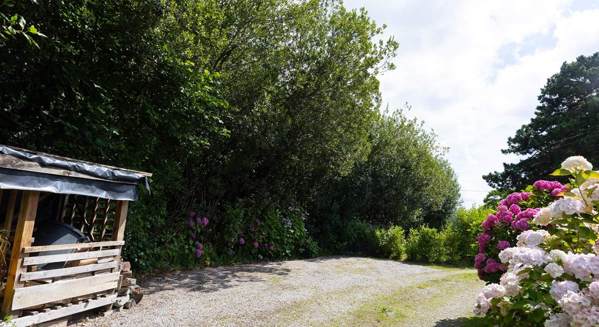 There is parking for two cars at Bridge Cottage. 
