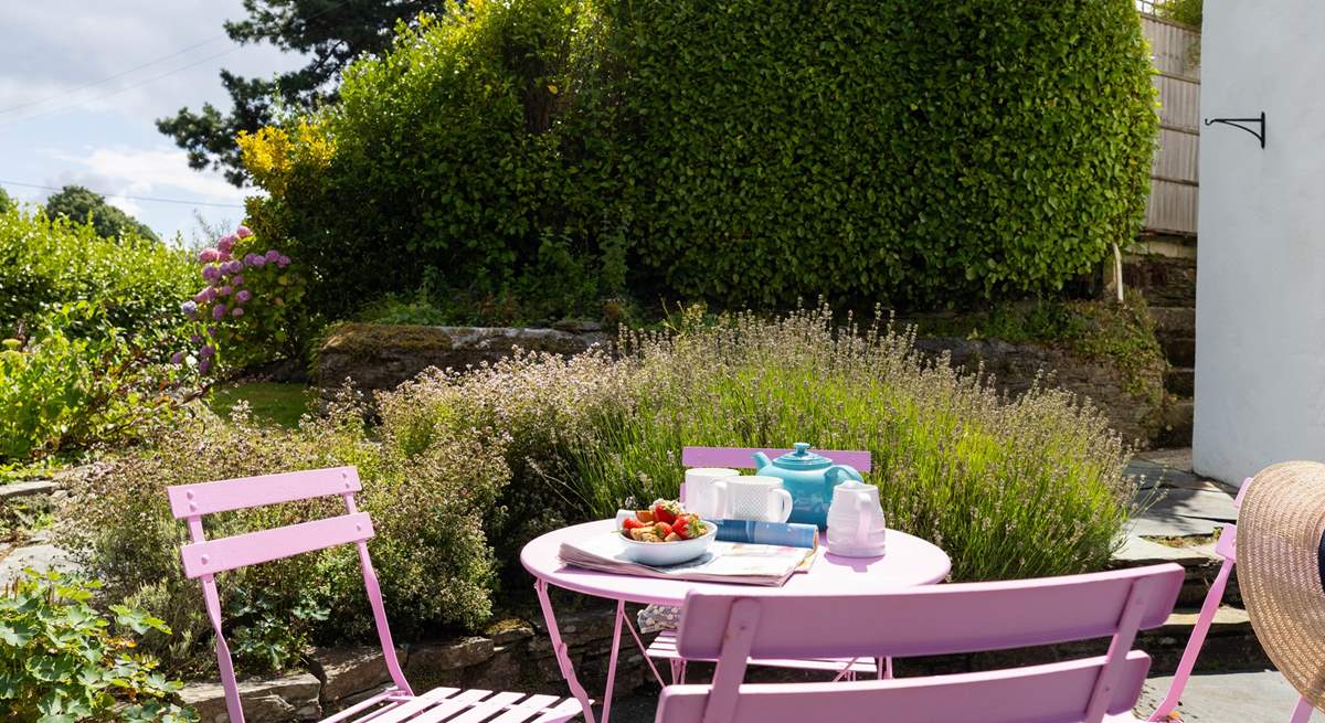 Enjoy a cream tea in the front garden.
