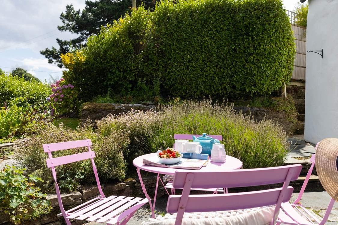 Enjoy a cream tea in the front garden.