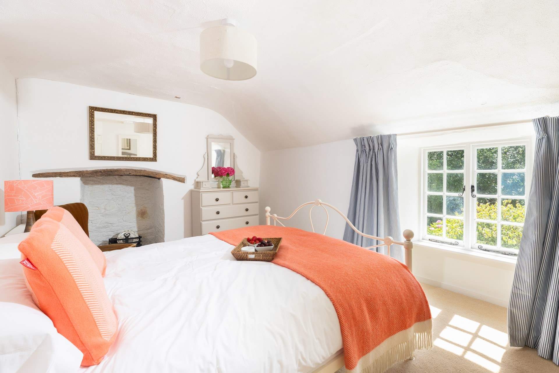 All the bedrooms have peaceful views over the front garden. 