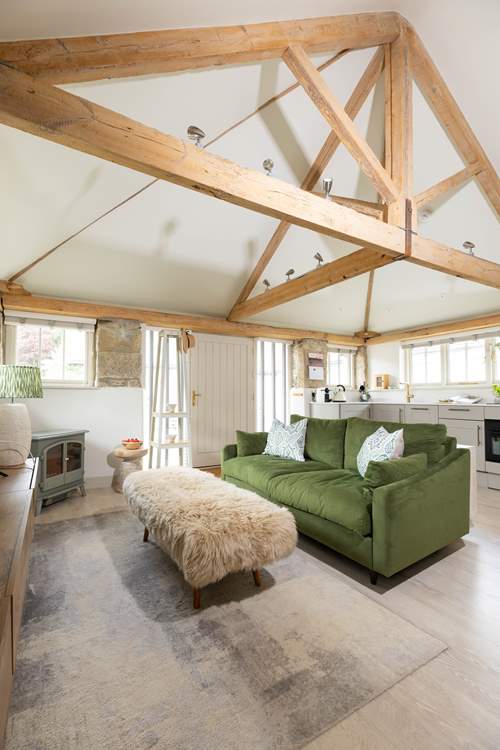 Stunning vaulted ceilings throughout.