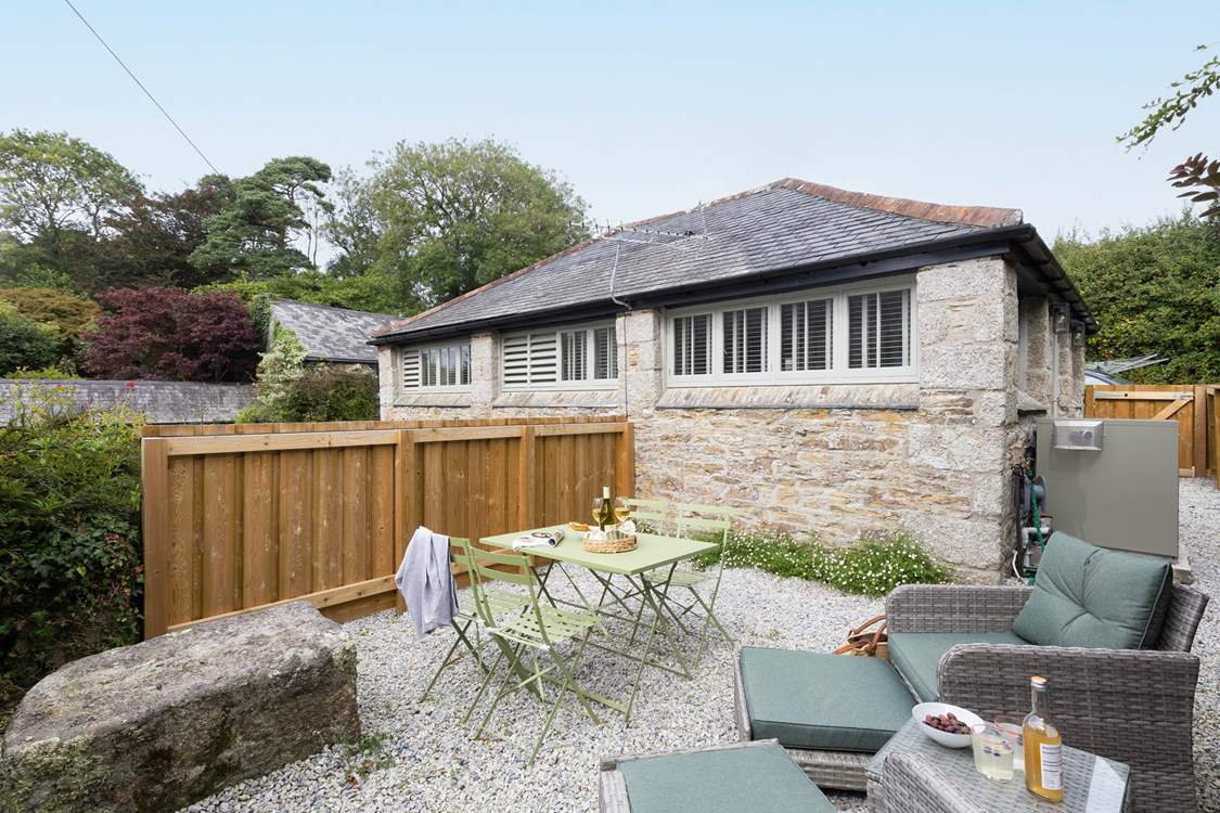 Wander out through the bedroom doors to access this lovely enclosed space.