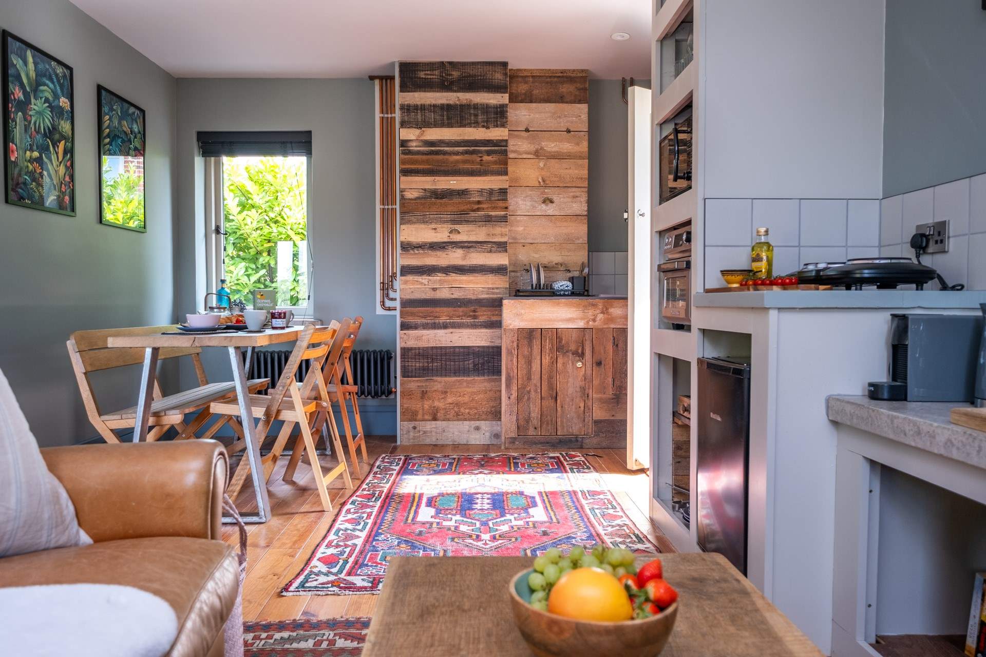 The space has been thoughtfully created by the owners to make the best use of the space on offer.