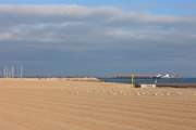The sandy beach at Ryde is a great spot for a picnic.