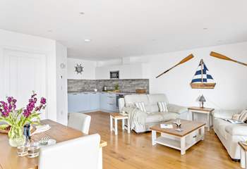 The open plan living-room will ensure you make the most of your time together.