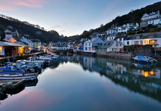 The quaint fishing village of Polperro is simply charming.