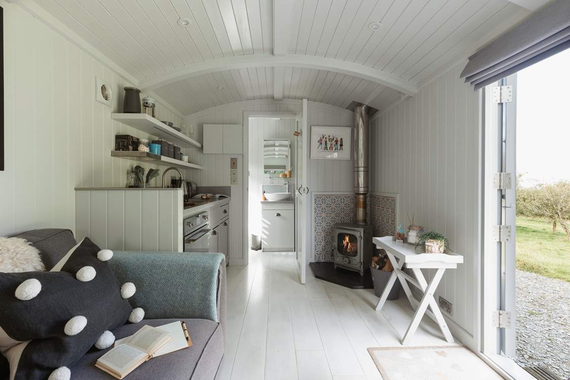 The perfect hut whatever the weather.