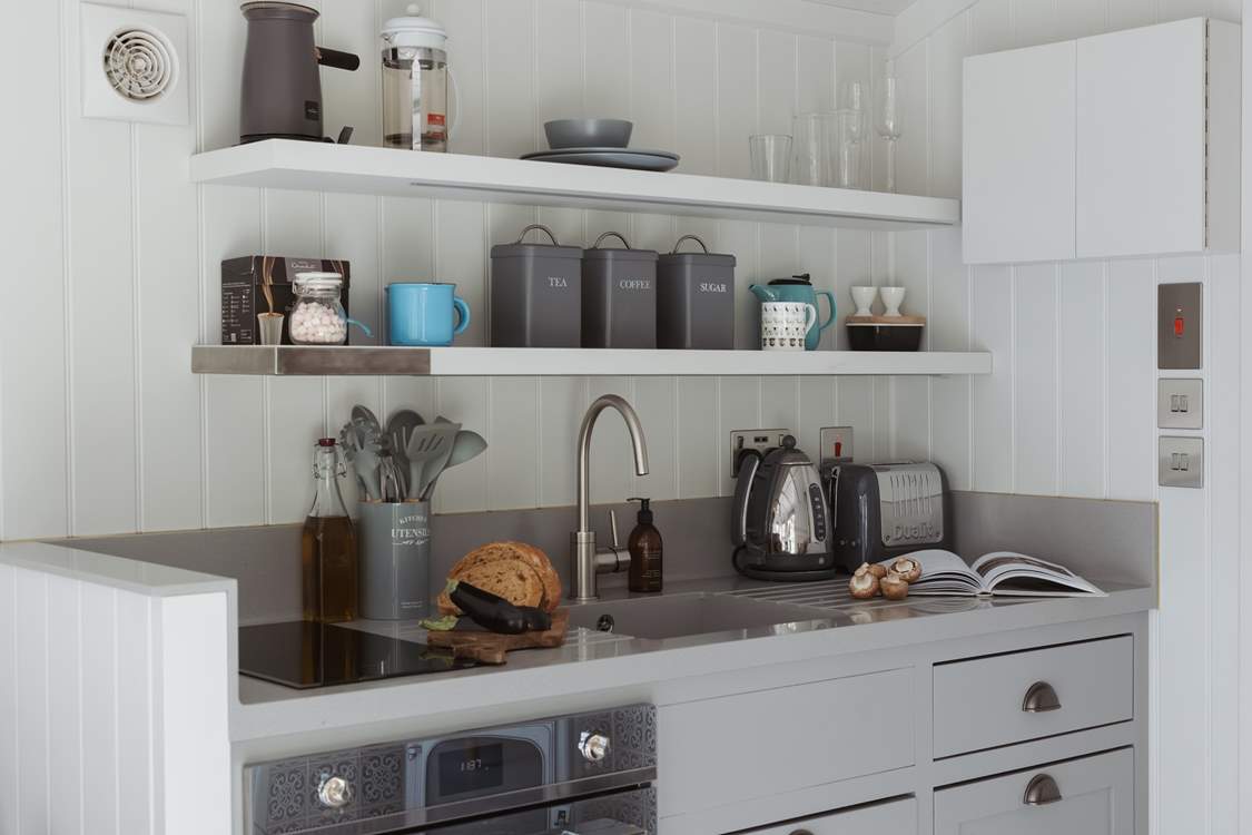 The kitchen has everything you need for your culinary creations.