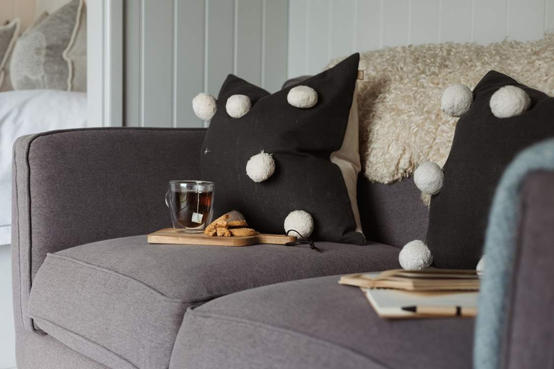 Settle down in your abode following a day of exploring.