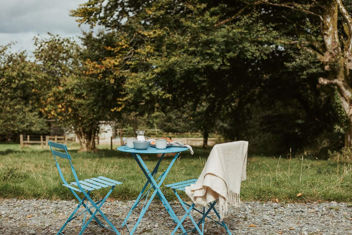 Take in your surroundings with some alfresco dining.